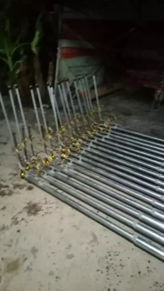 Cagak listrik PJU pipa galvanis 2,5 dem tebal pipa 1,5