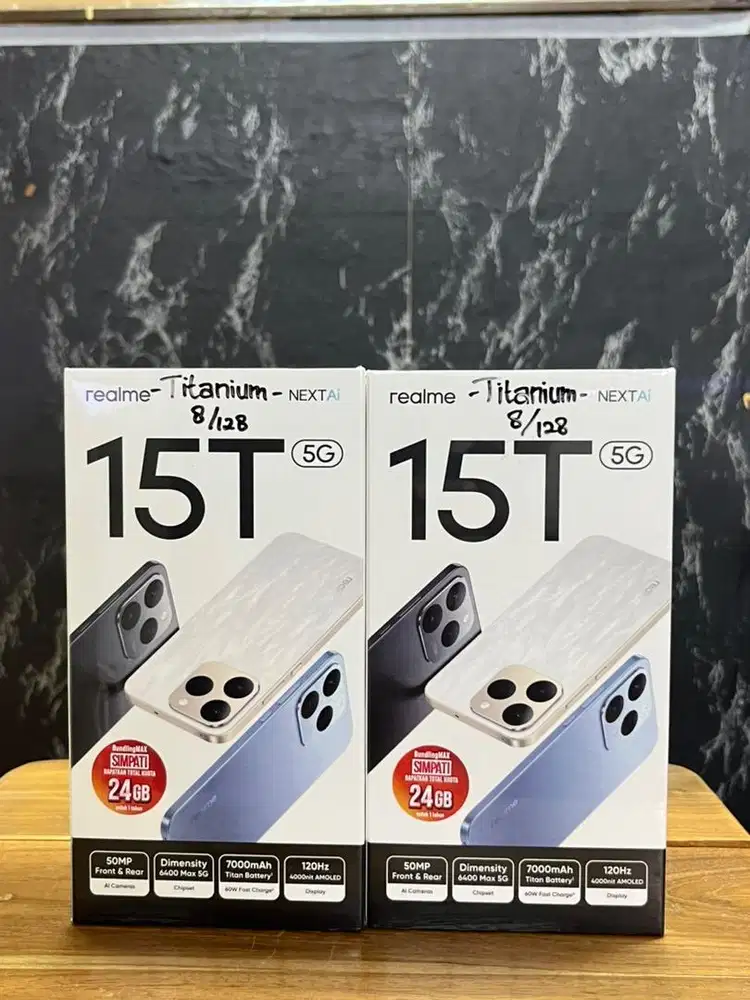 Realme 15T 5G 8/128 New garansi resmi