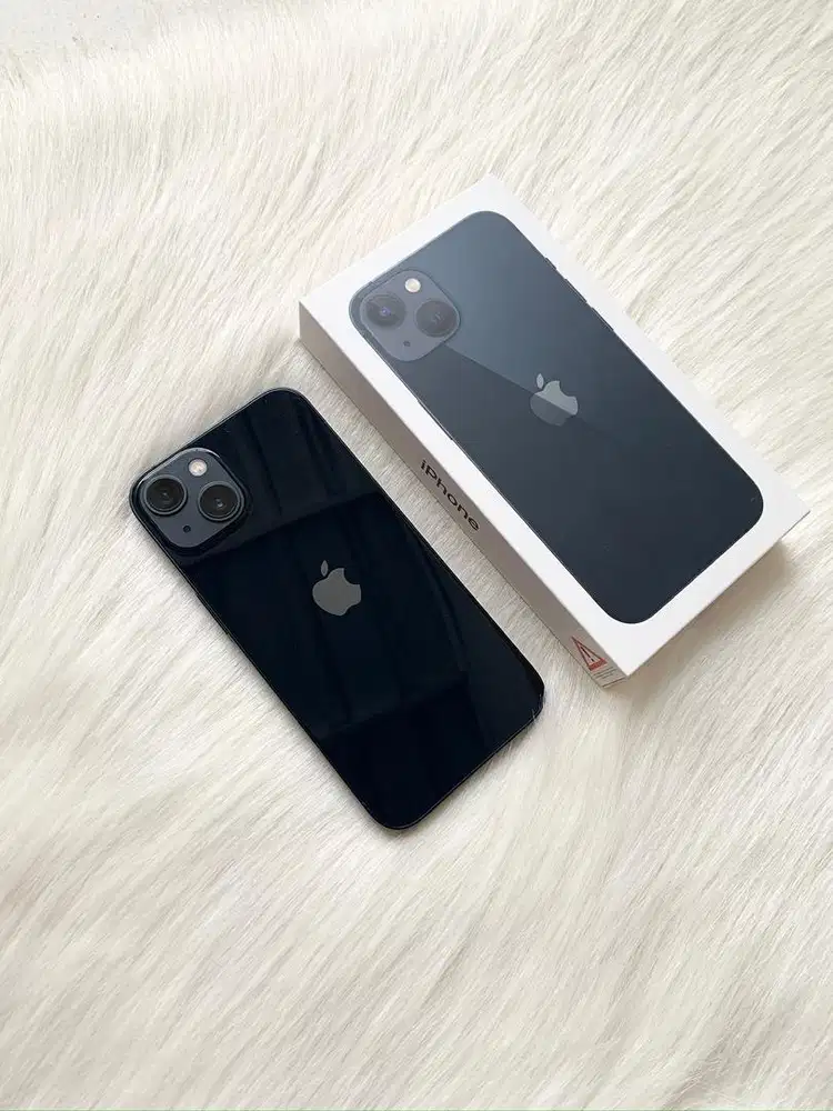 Iphone 13 128gb midnight, resmi iBox (like new)