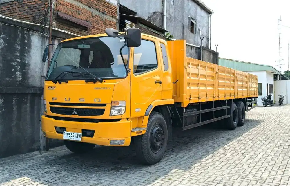 MULUS+8banBARU MURAH Mitsubishi Fuso tronton 6x2 HD bak besi 2022