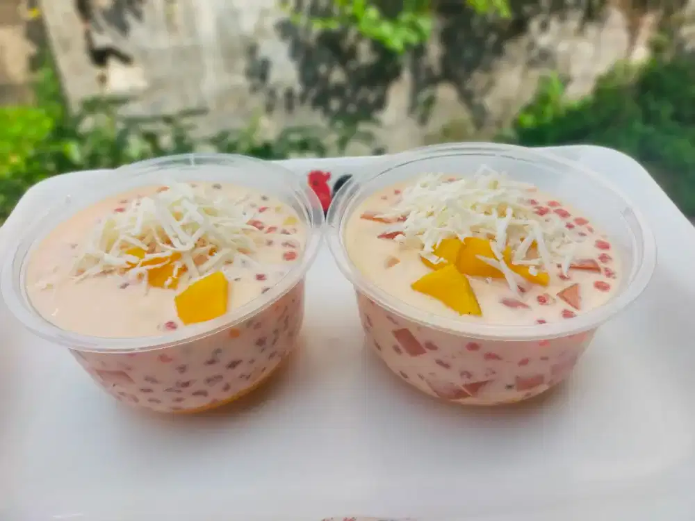 Sago mango creamy
