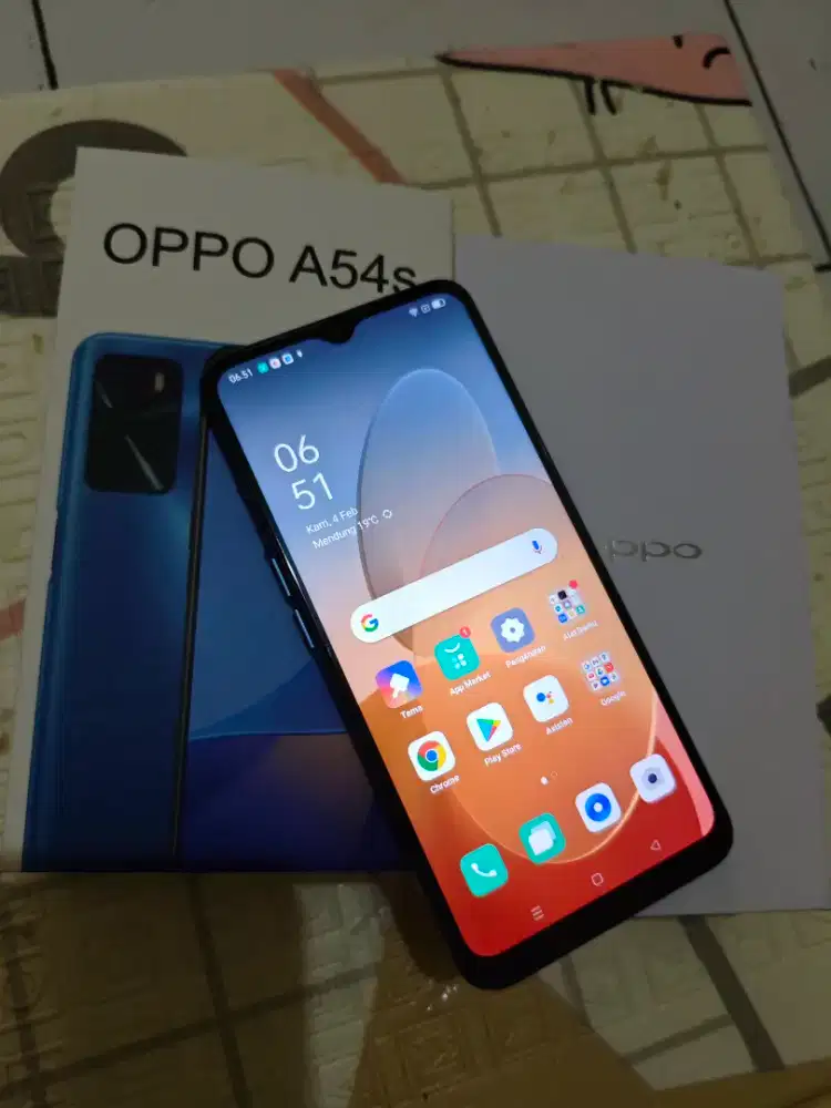 Oppo a54s 6/128 lengkap