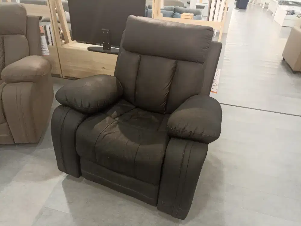 Sofa Recliner Visby 1 Seater Packing Karton (Black DR22)