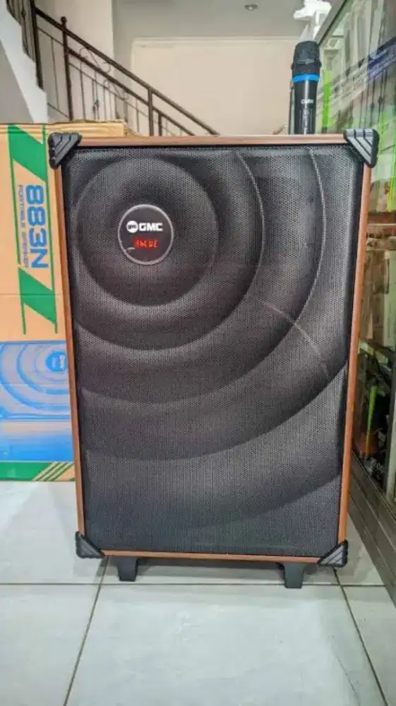 GMC 883N Speaker Karaoke Portable 15 inchi ( 100% BARU & ORIGINAL )