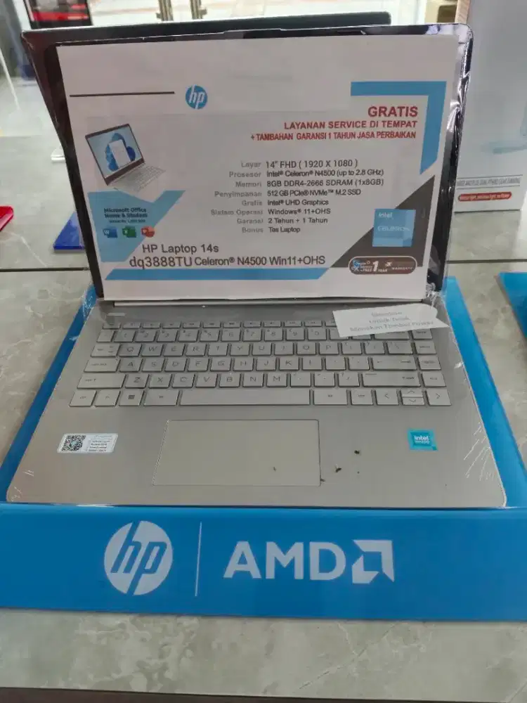 Laptop HP 14s dq3888TU Celeron Win 11
