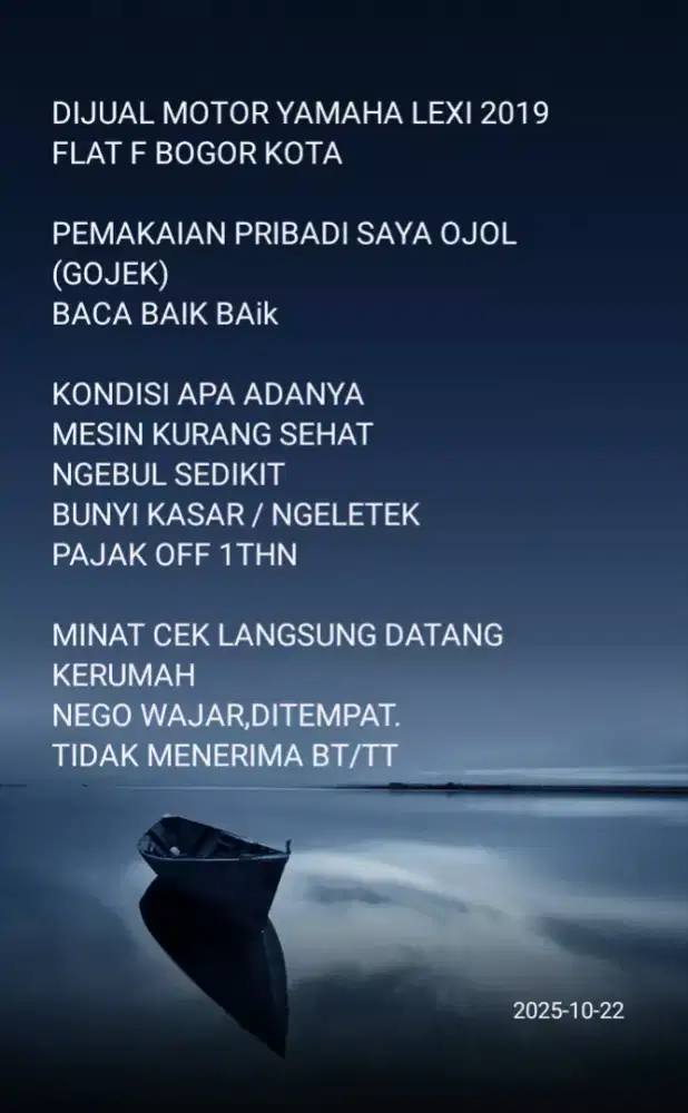 Yamaha lexi 2019
