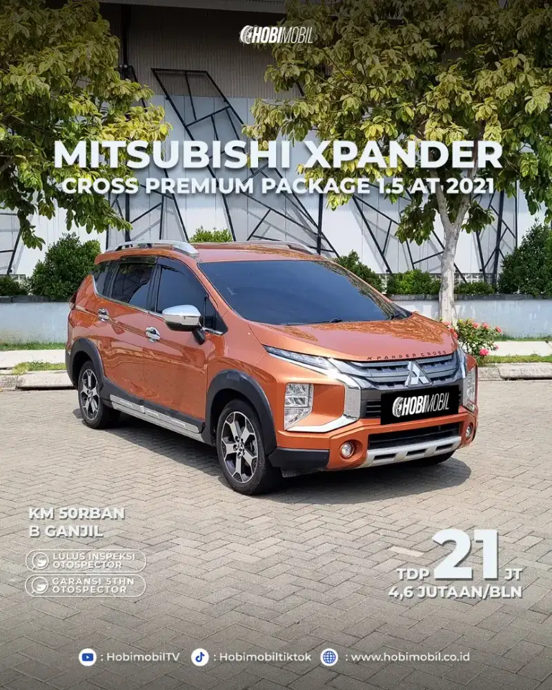 (garansi 5th) xpander cross premium package 1.5 at  2020