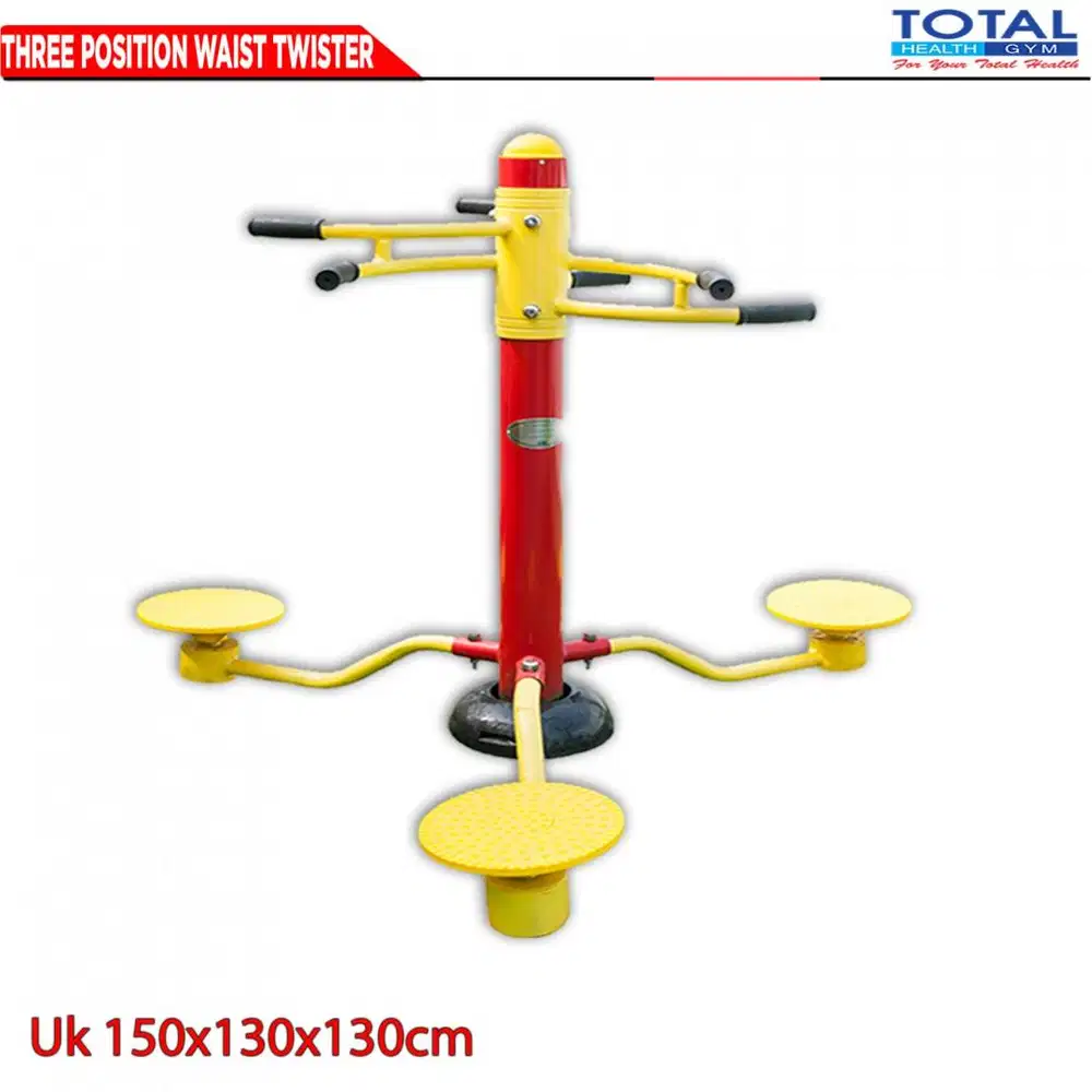 FITNESS OUTDOOR 3 Position Waist Twister Gym Luar Ruangan