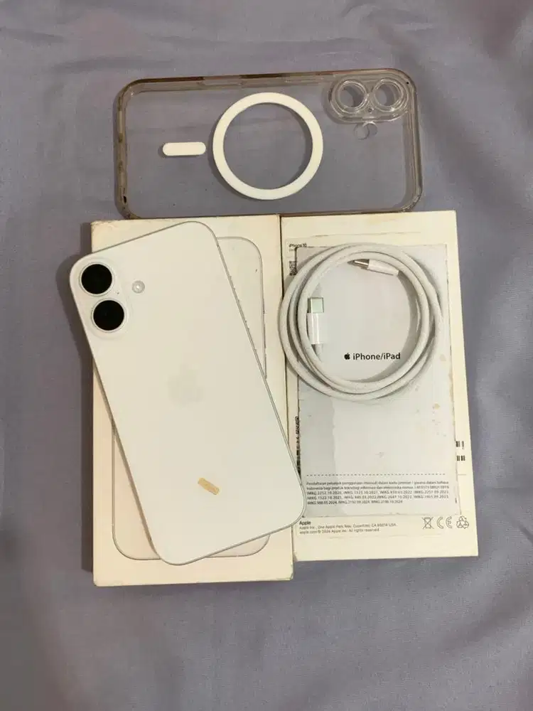 Iphone 16 128gb resmi ibox PA/A bh 97 garansi on mei 2026
