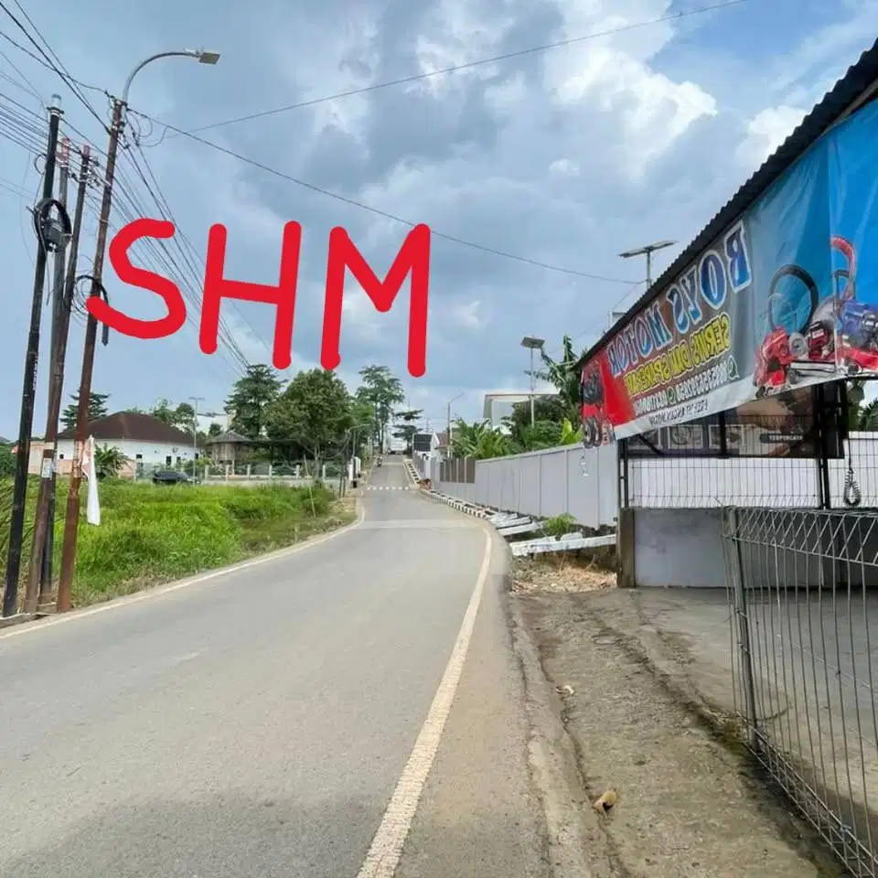 Tanah pinggir jalan Tanjung Barangan shm