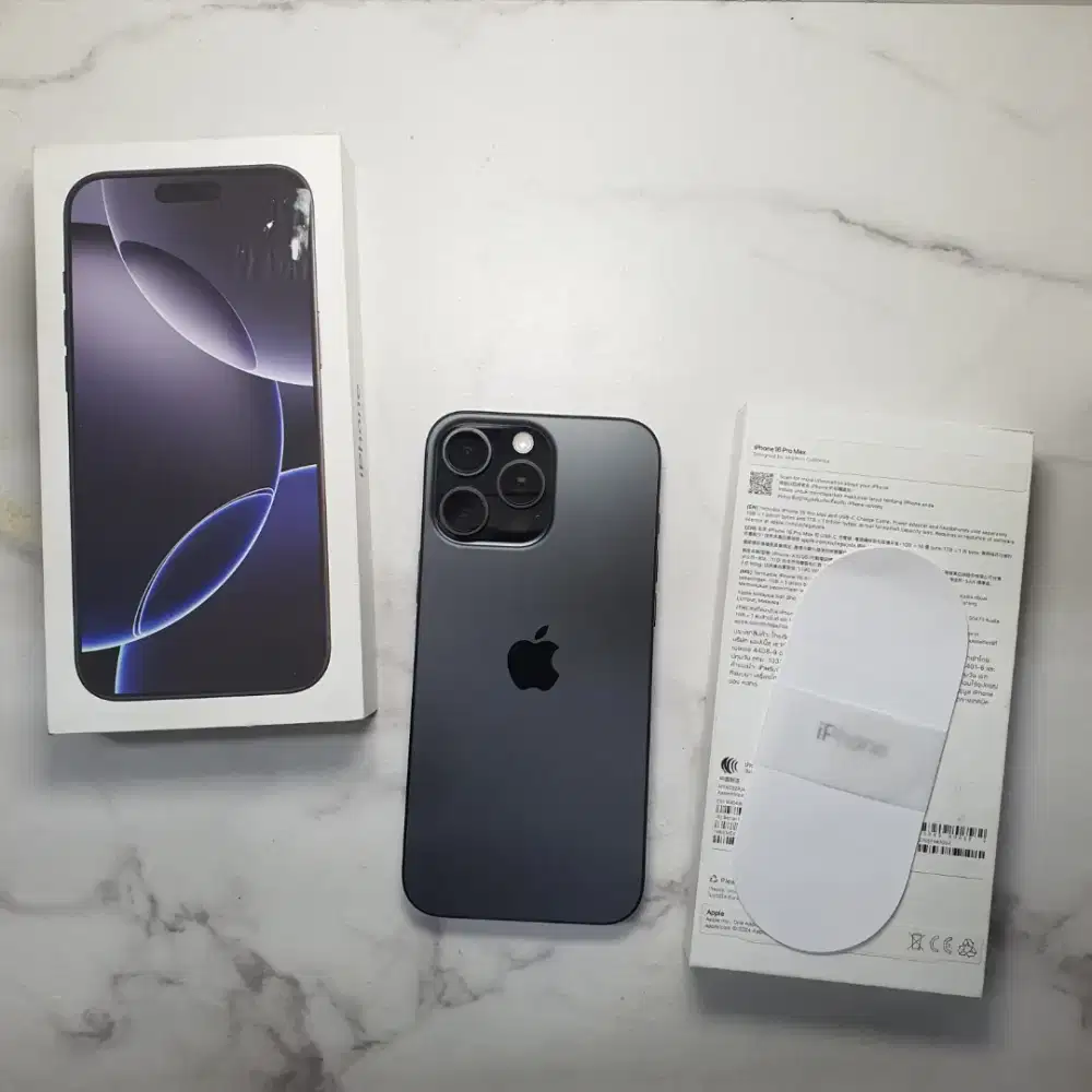 iPhone 16 Pro Max 512 Black Titanium, Bea cukai