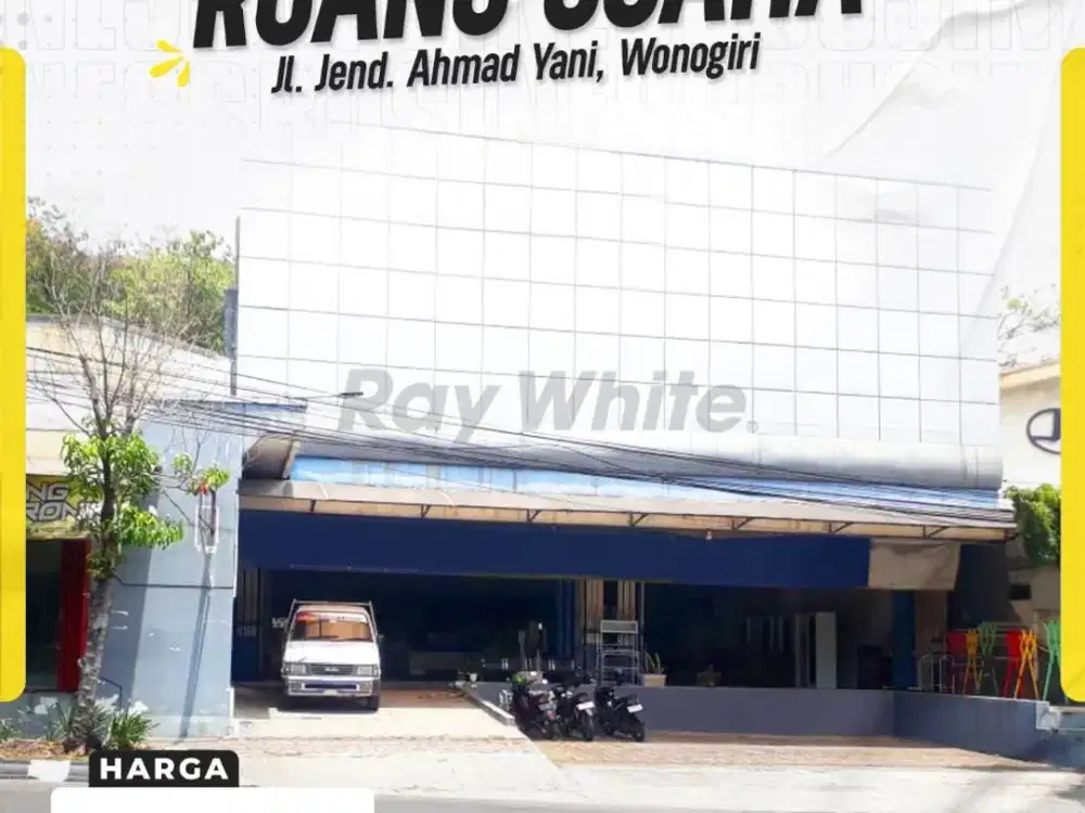 Ruang Usaha Premium di Jl. A. Yani, Wonogiri - Lebar Depan 24m