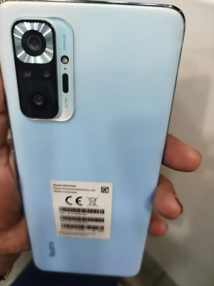 Redmi note 10 pro 8/128 fullset kondisi masih orian semua