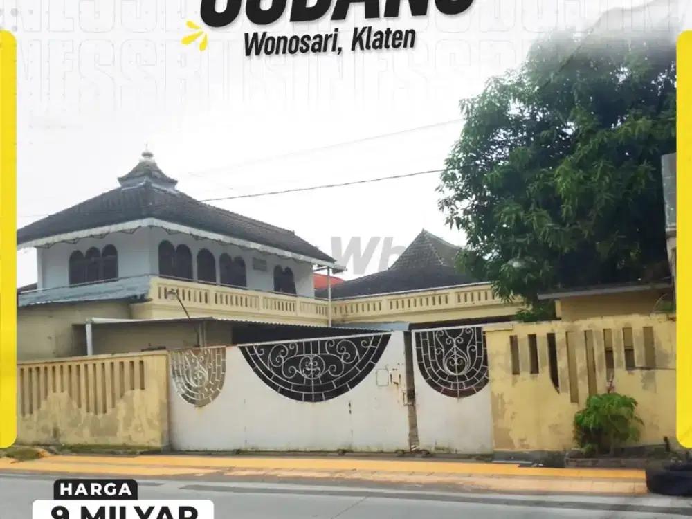 Properti Usaha & Hunian 2125m² di Wonosari, Klaten - Akses Kontainer