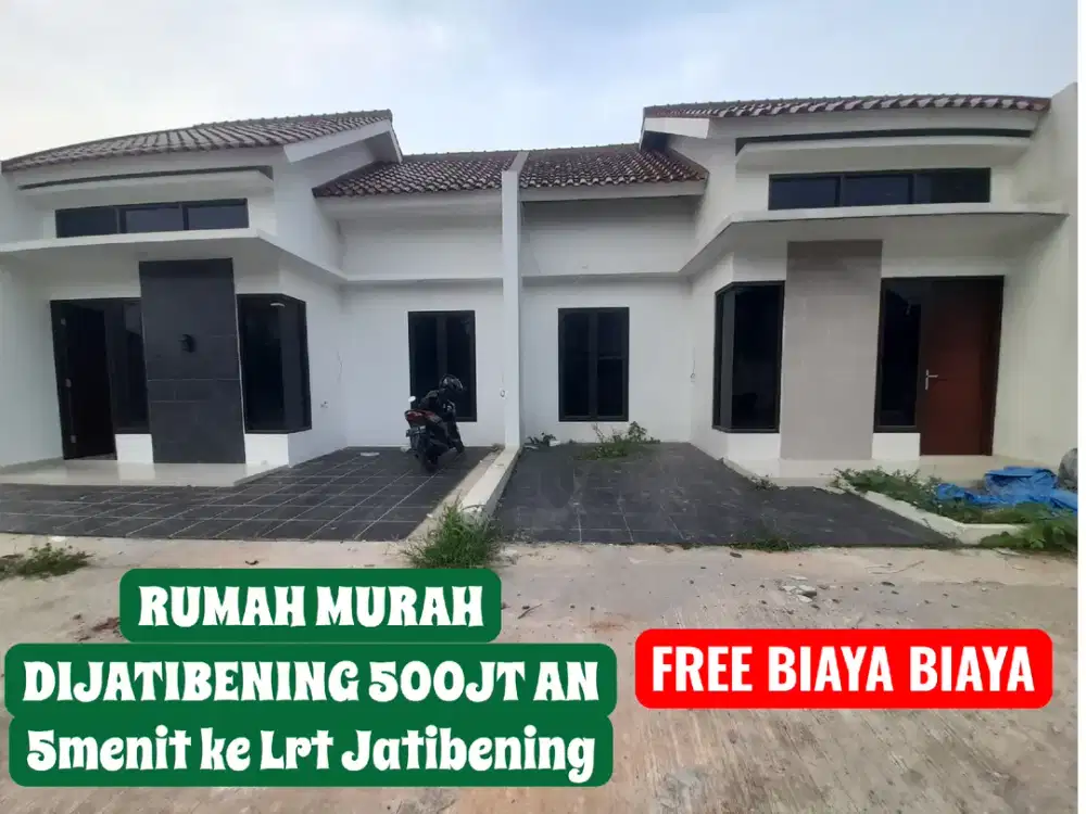 di Jual Rumah cakep murah dan berkualitas lokasi strategis dijatibening dekat LRT