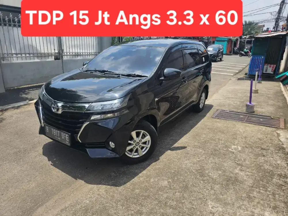 TDP 15 Jt Angs Termurah Avanza E Upgrade G 2021 Manual Hitam Low Km