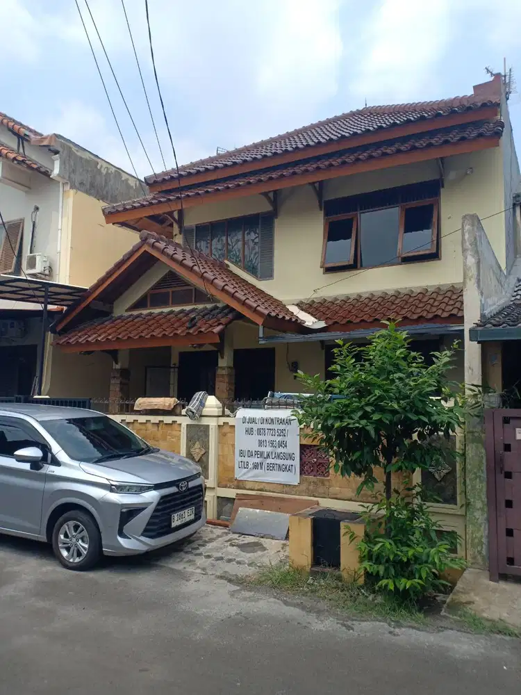 dijual/dikontrakkan rumah pamulang permai 1 blok ax/bx