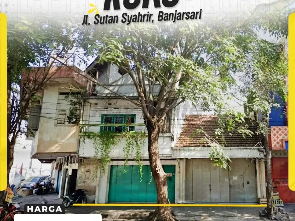 Ruko di Lokasi Emas Jl. Sutan Syahrir, Area Pasar Legi Solo