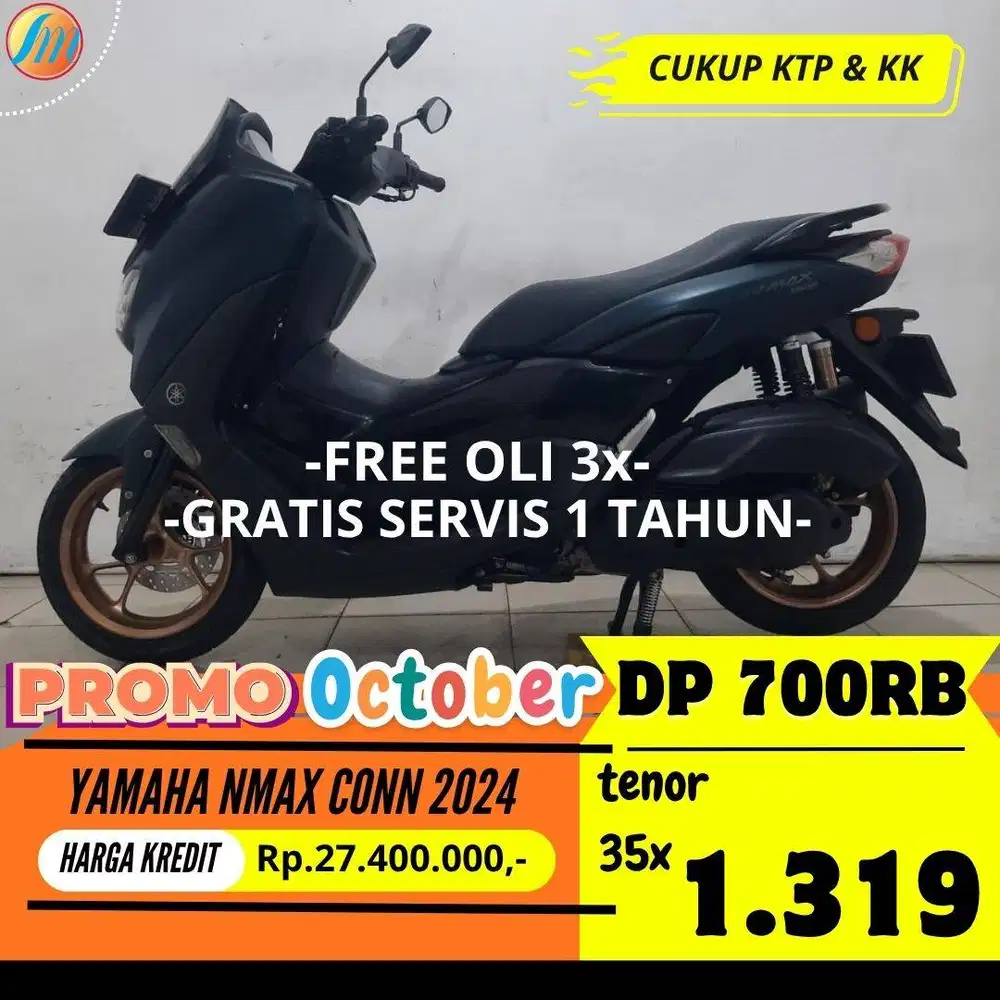 YAMAHA NMAX CONNECTED 2024 KREDIT DP 700RB ANGSURAN SANGAT TERJANGKAU