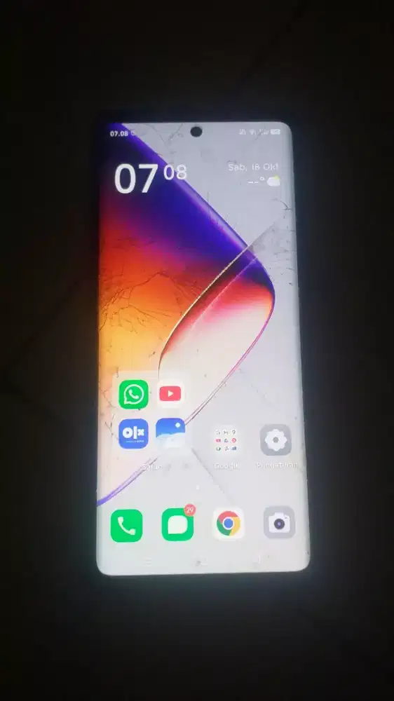 Infinix note 40 pro 5g retak lkp
