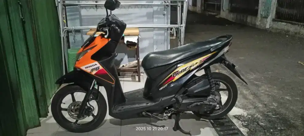 Beat injeksi oranye warna bagus