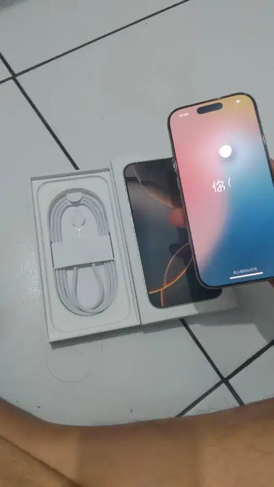 Iphone 16pro 256 baru buka dus hari ini