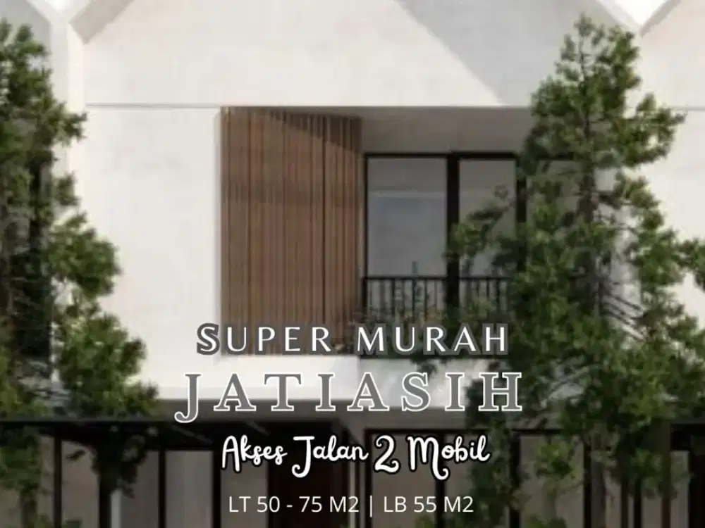 rumah 2 lantai harga 1 lantai, harga 500 jutaan free biaya-biaya