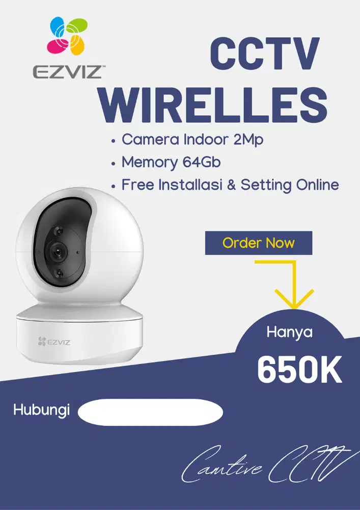 PEMASANGAN CCTV ONLINE WIRELLES