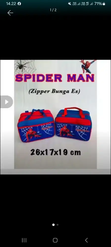Tas bekal karater anak