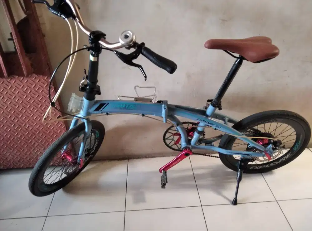 Sepeda lipat exotic explore 300 modif