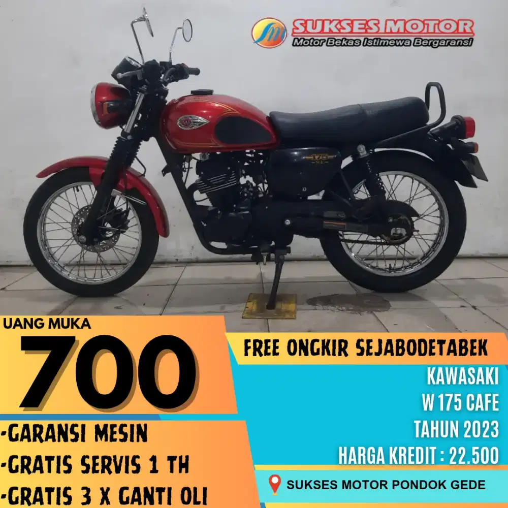 KAWASAKI W 175 CAFE RACER TAHUN 2023