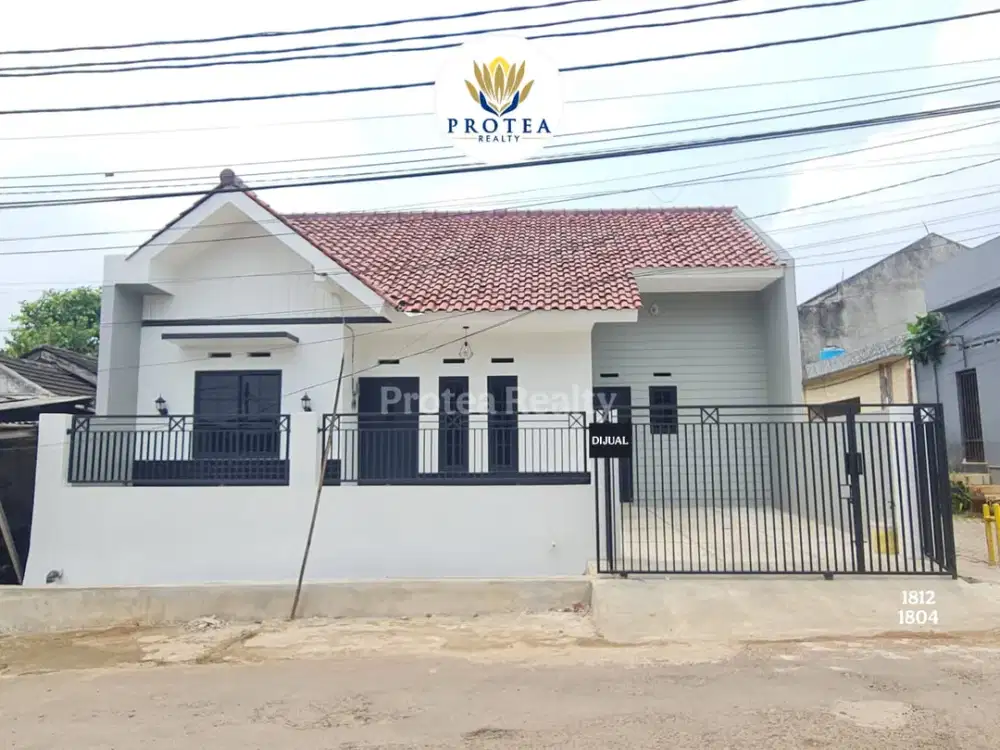 Dijual Rumah Siap Huni Baru Selesai Dibangun, Dekat Stasiun Cisauk