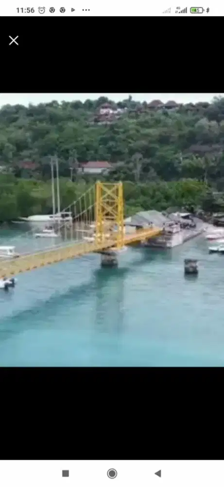FOR SALE TANAH KOMERSIL PINGGIR PANTAI NUSA CENINGAN LEMBONGAN BALI