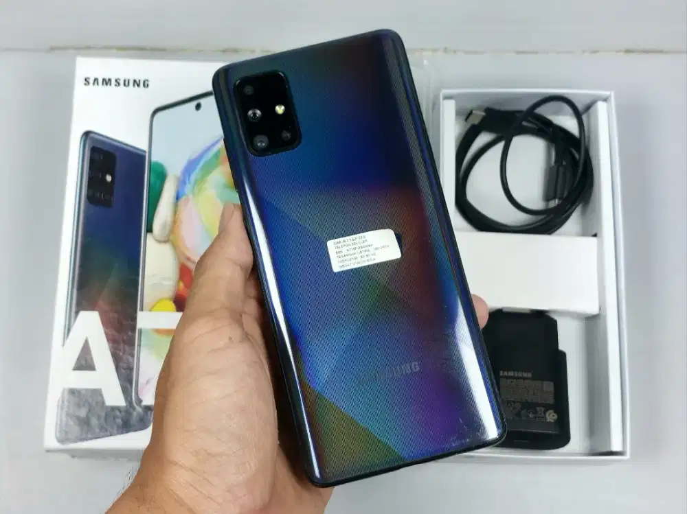 Samsung Galaxy A71 8/128 NFC Fullset Resmi SEIN