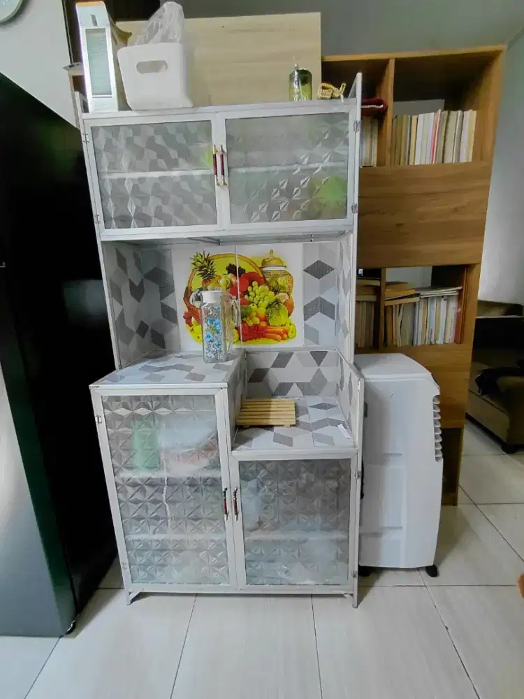 Di Jual lemari rak piring second