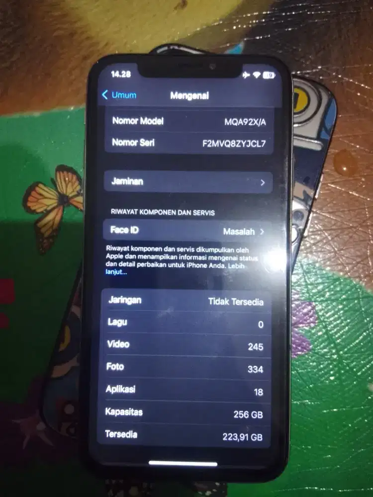 di jual iPhone x inter masih mulus lagi bu