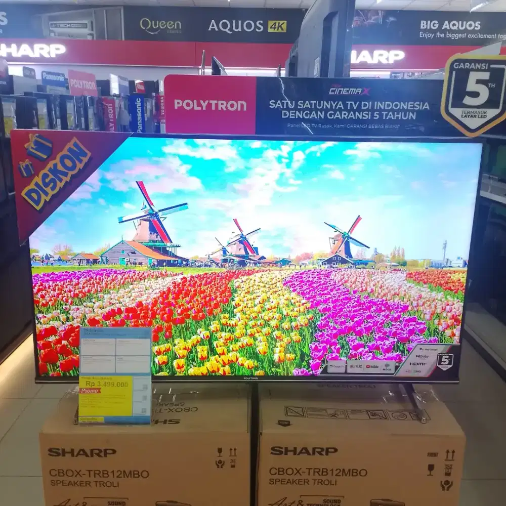 Tv polytron PLD43UG5059 43 Inch bisa cicilan pake shopepaylater