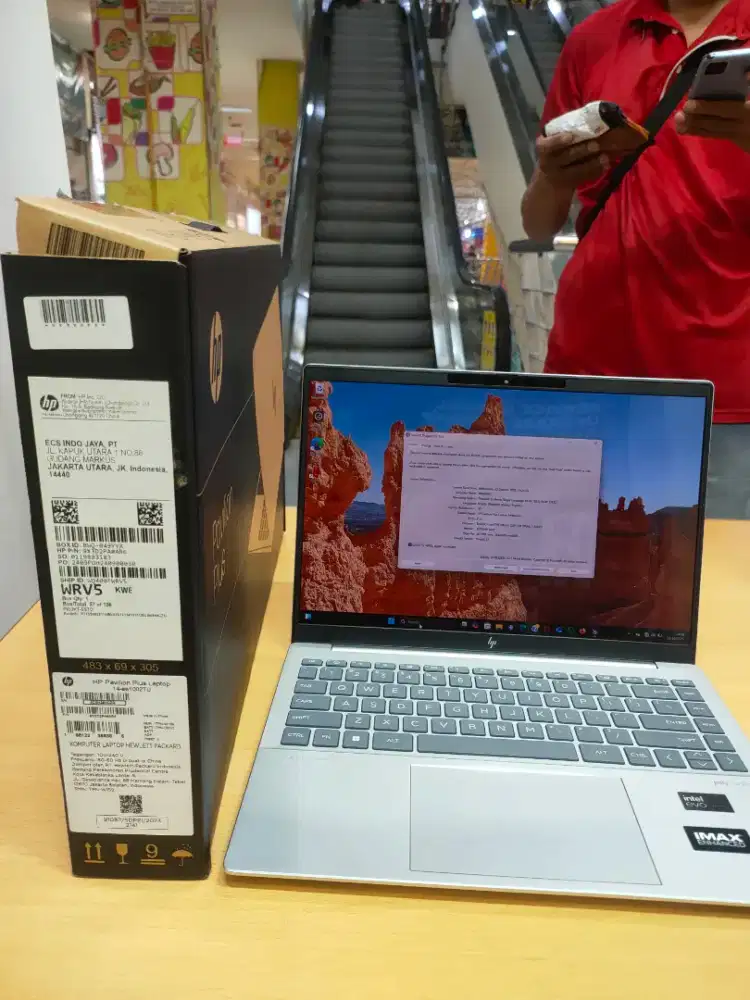 REDY HP PAVILION PLUS ULTRA 5
RAM 16GB
SSD 1TB
KEYBOARD NORMAL 
WE