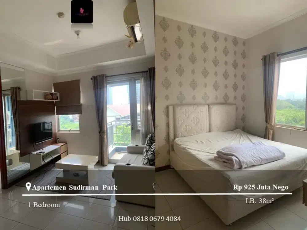 DIjual Apartement Sudirman Park Low Floor 1BR FF
