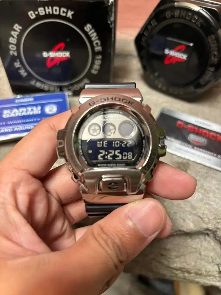 Gshock Gm6900-1dr silver (ORIGINAL)