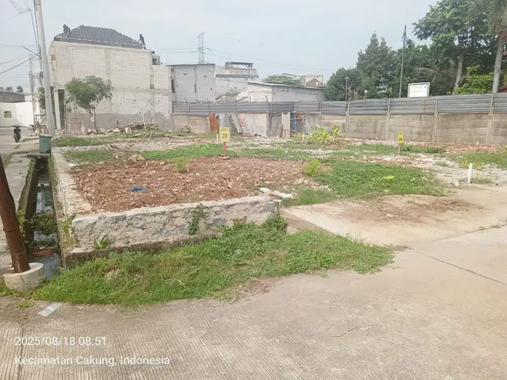 Tanah Siap Bangun Luas 105 Meter di Komplek Jatinegara Indah