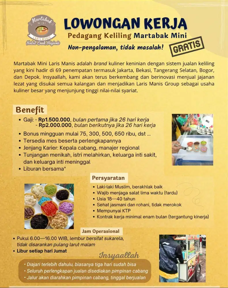 JUALAN KELILING MARTABAK MINI