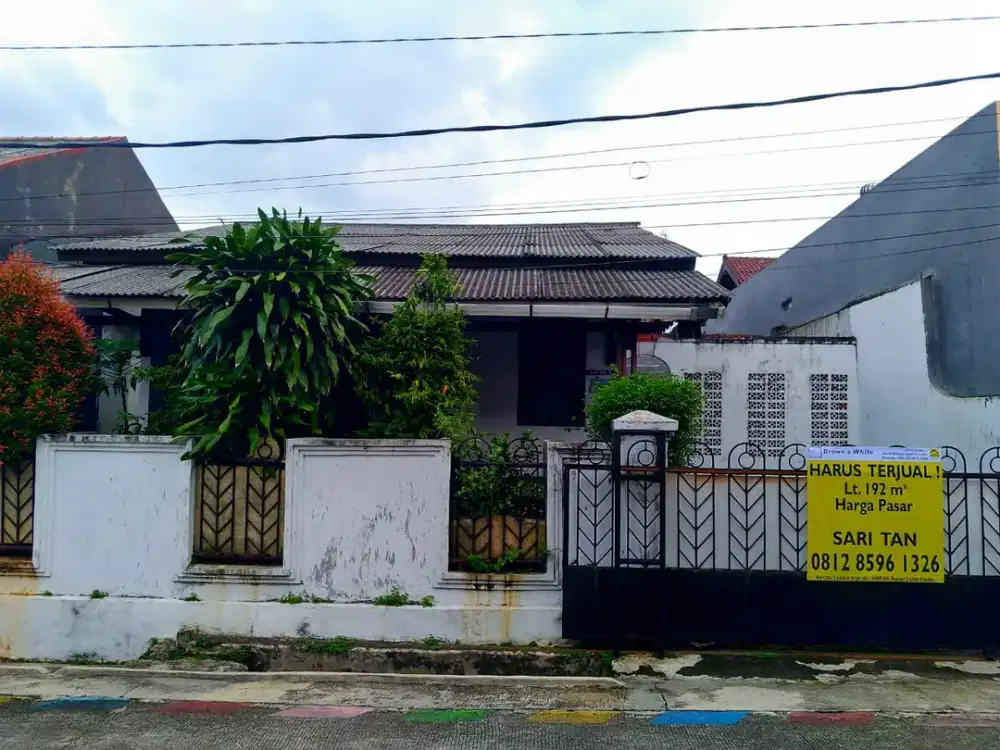 Hitung Tanah Saja 192m Bentuk Persegi Dalam Komplek Jl. Raya Nangka, Tapos, Dekat Tol Cisalak