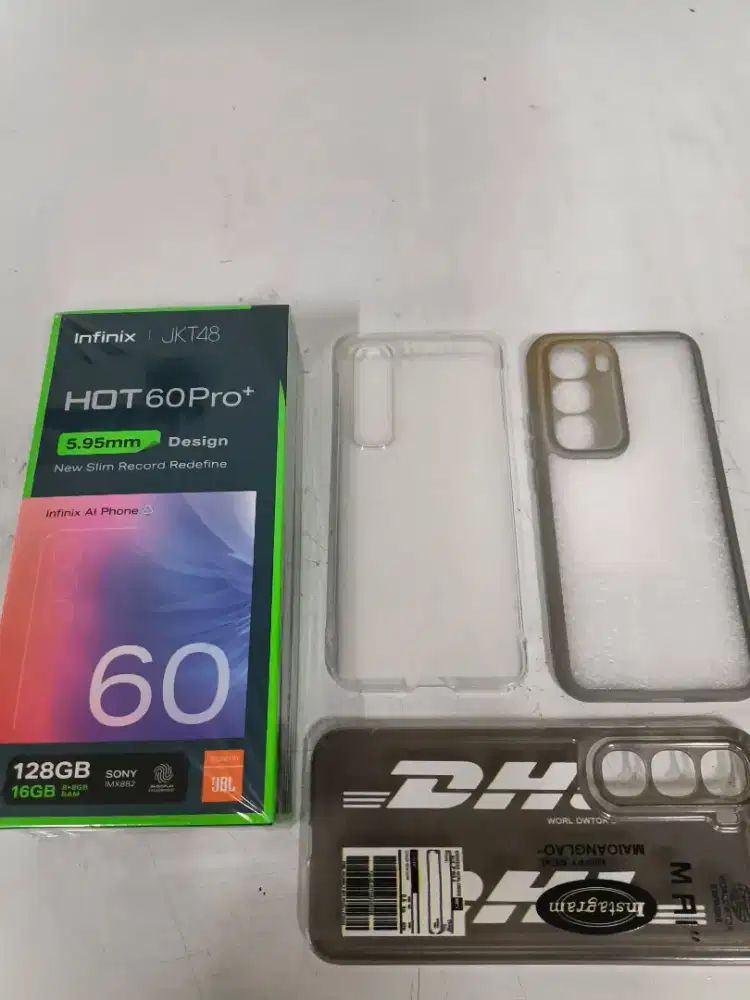 Infinix Hot 60 Pro Plus 128GB Ram 8+8 Full set Garansi sisa 10 bulan