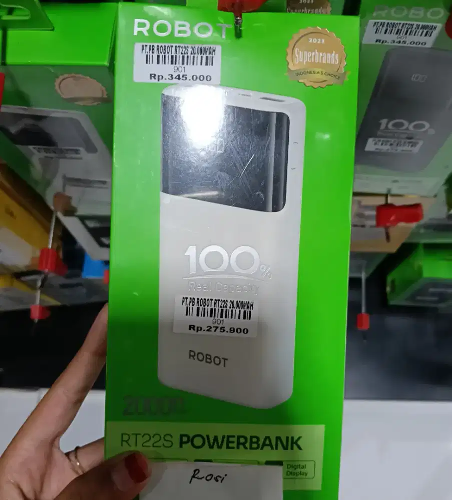 POWERBANK ROBOT RT22S 20000 MAH ATLANTIS DAHSYAT