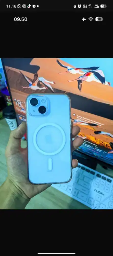 I-Phone 15 blue 128 ibox