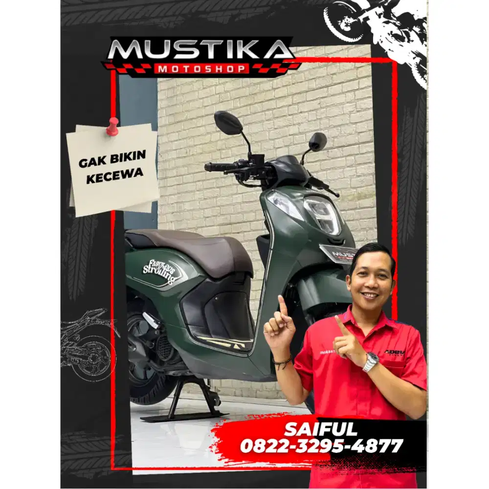 Obral Dp500rb Murah!!Honda Genio 2023 Plat Jatim Warna Favorit-Mustika