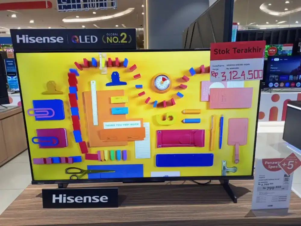 Hisense QLED GOOGLE TV 43INCH