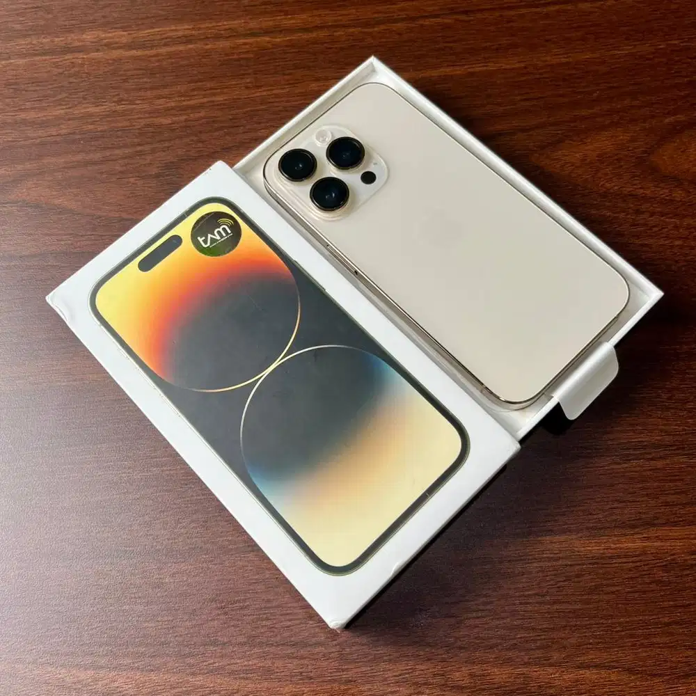 iPhone 14 PRO 256GB [ Gold ] Garansi Resmi iBox