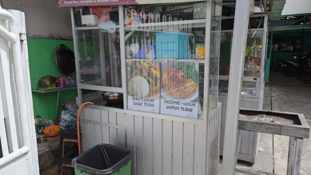 Etalase mie ayam second